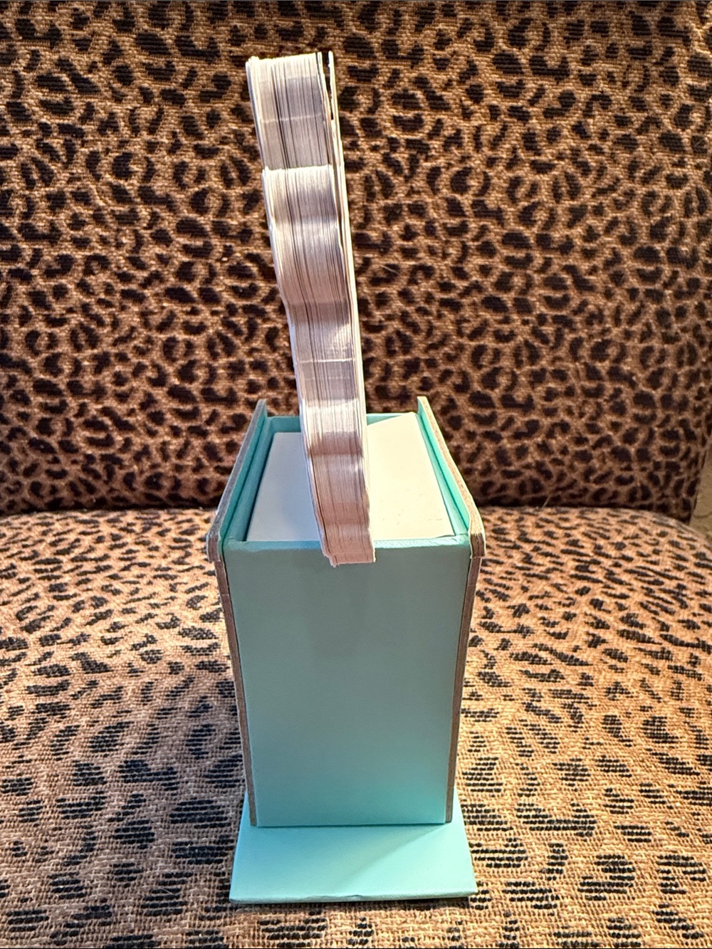 Hallmark Aqua Floral Note Caddy Set - Picture 4 of 5